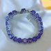 Hip Hop Round 8mm Multi-color Zircon Women's High Carbon Diamond Bracelet, Handmade Accessory_ipsvogv.com