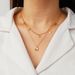 Valentine's Day Gift Light Luxury High End Small Love S925 Silver Plated K Gold Necklace Female_ipsvogv.com