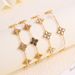 Women's Jewelry Fashion Zircon Lucky Clover Bracelet Light Luxury High End Sense No Fading Four Leaf Clover Bracelet High Version Hand Jewelry_ipsvogv.com