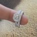 Sanjie Full Couple Princess Round Diamond Set Fashion Luxury Engagement Ring Women's Straight_ipsvogv.com