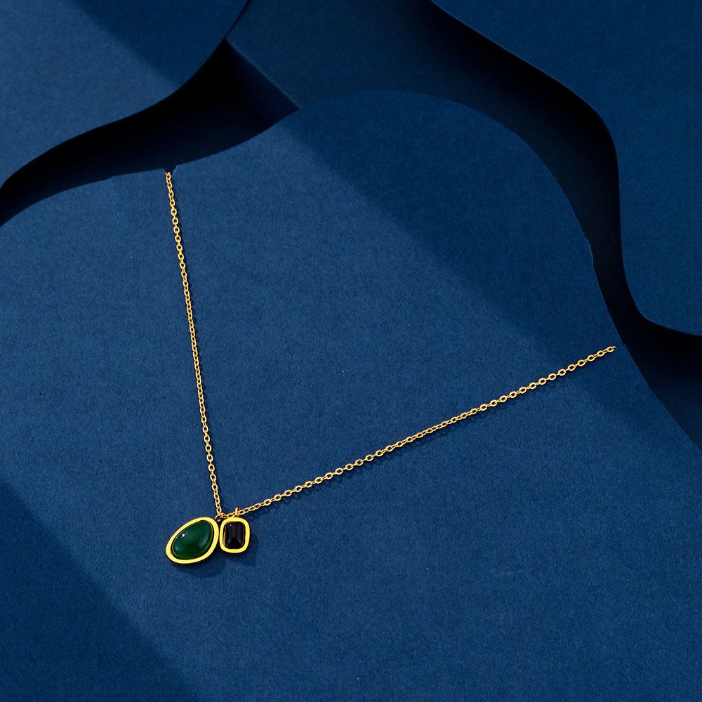 Hot Selling Fashion High-end Sense Titanium Steel Necklace Women's Summer All-match Elegant Light Luxury Niche Collar Necklace Chain_ipsvogv.com