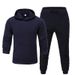 Men's Clothing men's casual sports fitness solid color sweatshirt suit hooded sweatshirt_ipsvogv.com
