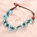 New Acceorie With Exaggerated Peronality, Mall Round Bead, Turquoie Tael Alloy Bracelet, Ankle Chain, And_ipsvogv.com