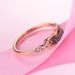 Love Black Shell Titanium Steel Women's Japanese And Korean Edition Personalized Plating 18 Rose Gold Ring Non Fading_ipsvogv.com