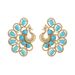 Turquoise Earrings For Women French Retro Niche Earrings Peacock Tassel Hollow High End Niche Design Earrings_ipsvogv.com