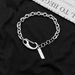 Versatile Style Fashion Jewelry For Men And Women Couples, Simple Personality Hip Hop Titanium Steel Big Buckle Cuban Bracelet_ipsvogv.com