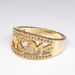 Day Gift MOM Mother's Plated In White Gold With Diamonds Heart Shaped Ring Women's Jewelry_ipsvogv.com
