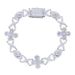 Hip Hop New Cross Eyes Cross Knot Zircon Bracelet Personality Niche Hand Jewelry_ipsvogv.com