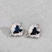 High end flame heart necklace, niche drip oil design, long chain, simple heart-shaped earrings for women_ipsvogv.com