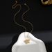New Titanium Steel Necklace Women's Butterfly Micro Inlaid Zircon Pendant Fashion Versatile, High grade, Electroplated_ipsvogv.com