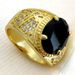 Size 8-15 Jewelry Man's Ring Marriage Engagement Vacuum Plating R283 Ring Black_ipsvogv.com
