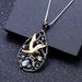 Bird's Paradise Original Design Pendant Topaz High End Accessories S925 Sterling Silver Natural Garnet Necklace_ipsvogv.com