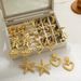Women’s Jewelry Set Fashion Retro Earrings Gold Plated Flower Heart Starfish Bow Oversized Exaggerated Sun Earrings_ipsvogv.com