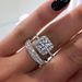 hot selling ring sets, new style full inlaid super sparkling zircon couple rings, fashionable wedding ring sets_ipsvogv.com