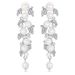 Korean Style Bride Pearl Earrings Long Handmade Non-Pierced Ear Clips Wedding Dress Shooting Accessories Wholesale_ipsvogv.com
