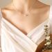 Women's Jewelry Romantic Trend Personality Clavicle Necklace Jewelry Inlaid Single Diamond Zircon Necklace Couple Model Niche Design Jewelry_ipsvogv.com