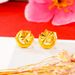 Long Lasting Color Butterfly Women's Earrings Sand Gold Real Copper Jewelry Versatile Flowers_ipsvogv.com