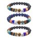 Couple Bracelet Starry Sky Galaxy Bracelet Volcanic Stone Lapis Lazuli Eight Galaxy Bracelet Jewelry_ipsvogv.com