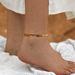 Real gold electroplated thin chain anklets color retaining and stackable arrow design minimalist INS animal butterfly anklet_ipsvogv.com