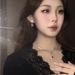 Qianjin Full Of Diamond Water Droplet Earrings, Personalized High-end Feeling Zircon Tassel Collarbone Chain, Light_ipsvogv.com