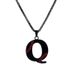 hot selling stainless steel 26 letter baseball oil drop necklace personality hip hop street style design jewelry_ipsvogv.com