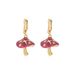 Ms. Feng's Drip Oil Internet Celebrity Mushroom Inlaid Hip Hop Design Earrings, Pendants And Earrings_ipsvogv.com