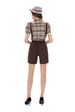 Women's Clothing German Munich Oktoberfest clothing plaid overalls suit Bavaria Ding Dong clothing bottoming shirt_ipsvogv.com