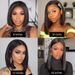 hot selling 13X4 Lace Front Wig Pre Plucked For Women Short Straight Bob Remy Brazilian Human Hair Wigs Sale 180%_ipsvogv.com