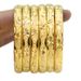 8mm Vietnamese Sand Gold Card Buckle Opening Flower Bracelet Vacuum Plated Color Preserved Women's Fashion Jewelry_ipsvogv.com