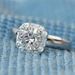 new Round Sparkling Diamond Ring, Women's Nightclub Queen Party Engagement Ring_ipsvogv.com