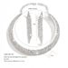 Women’s Jewelry Set Fashion Jewelry Luxury Women's Party Full Diamond Rhinestone Four Row Necklace Earring Set_ipsvogv.com