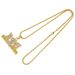 Cool Full Diamond Numeric Letter Necklace for Men's Personality Dominant Street Dance Sweater Long Pendant_ipsvogv.com