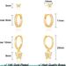 Women’s Jewelry Set Fashion Real Gold Brass Electroplating Inlaid Zircon Luxury Butterfly Pendant High End Ladies Earrings Set_ipsvogv.com
