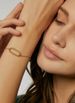 Women's Jewelry Simple Gold Plated Twisted Oval Bracelet Braided Ring Hollow Egg Shaped Bracelet_ipsvogv.com