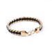 New Ultra-fine Fiber Leather Woven Stainless Steel Men's Bracelet Fashionable Personality Cuban Chain_ipsvogv.com