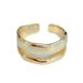 Korean Ins Style Female Niche Design, Pearl Ring, Light Luxury, Minimalist, Open Mouth Ring_ipsvogv.com
