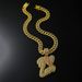 New Love Diamond Pendant Hip Hop Street Hot Selling Men's Necklace Accessories_ipsvogv.com