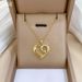 Shiny Zircon Heart Love Pendant Necklace Stainless Steel Fashion Geometric Choker Jewelry Gifts For Women_ipsvogv.com