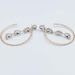 jewelry shiny diamond circle earrings long geometric combination water drop earrings_ipsvogv.com
