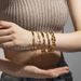 trendy gold stainless steel bracelet female ins fashion new style stacking matching hand jewelry_ipsvogv.com