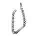 New Stainless Steel Men's Jewelry Flat Curved Tag Bracelet Hip Hop Non-Fading Cuban Emperor Chain High-End Feel_ipsvogv.com