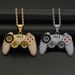 Trendy New Style Showdown Console Full Of Diamonds Game Controller Necklace Personalized Men's Arcade Pendant_ipsvogv.com