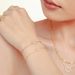 Women's Jewelry Heart-shaped Handmade Zircon Double Clavicle Necklace Bracelet Set Titanium Steel PVD Electroplated Real Gold Color Preservation_ipsvogv.com