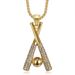 Men's Jewelry Creative Hip Hop Pendant Stainless Steel Full Diamond Necklace Baseball Bat Pendant_ipsvogv.com