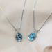 Full Body S Pure Silver Austrian Crystal Women's Necklace Pendant_ipsvogv.com