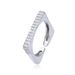 Women’s Jewelry Set Fashion Simple Personality Diamond CZ Zircon Square Ring Open Female Index Finger Ring Ins Style Temperament Hand Jewelry_ipsvogv.com