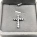 S Pure Silver Diamond Cross Necklace, Ma Siwei Internet Celebrity Same Style Male And Female Pendant_ipsvogv.com