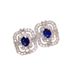 Cao Shi's rectangular hollow design exude a light luxury temperament. Royal w, square earrings are and elegant for_ipsvogv.com