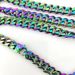 Iridescent Freemasonry Masonic Mason Man's 15mm Width Stainless Steel Solid Chain Necklace Long 16~22 Inch_ipsvogv.com