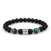 INS Stainless Steel 10mm Natural Stone Tiger Eye Obsidian Men's Bracelet_ipsvogv.com
